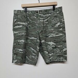 Men's 2014 Wallin & Bros 5 Pocket Camo Chino‎ 100% Cotton Shorts Size 36